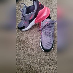 Nike 270, grey and pink, size 4.5 kids
